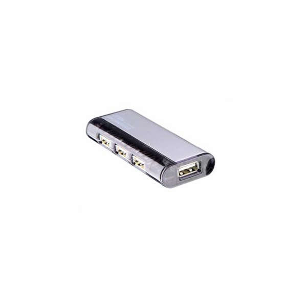 ATEN USB 2.0 hub, 4port, magnetický, SILVER