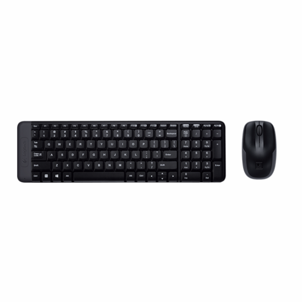 Bezdrátová&nbsp;klávesnice&nbsp;a&nbsp;myš&nbsp;Logitech&nbsp;MK220&nbsp;INT