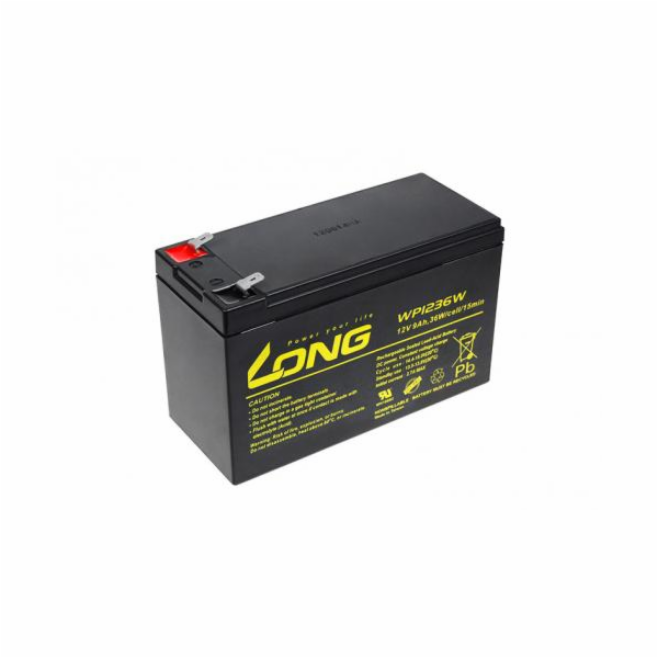 Long Baterie  WP1236W (12V/9Ah - Faston 250, HighRate)