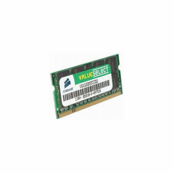 Corsair 1GB 667MHz DDR2 CL5 SODIMM (pro NTB)