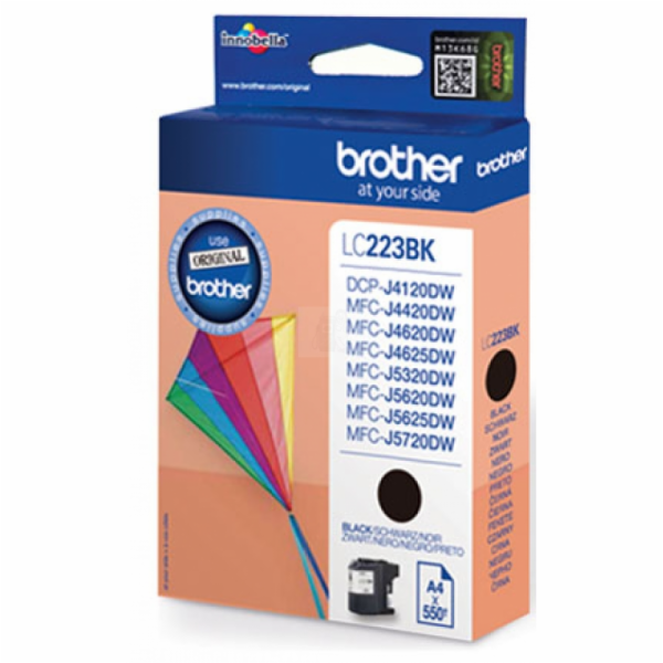 Brother LC-223BK - originální BROTHER inkoustová náplň LC...