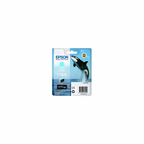 Atrament Epson T7605 Svetloazúrová