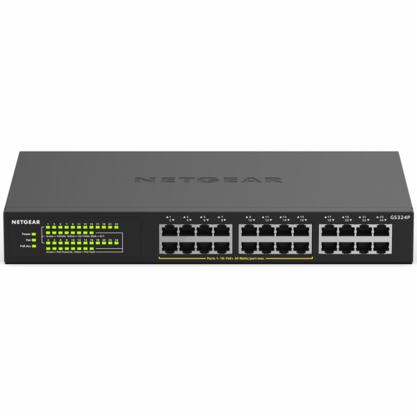 Netgear GS324P, spínač