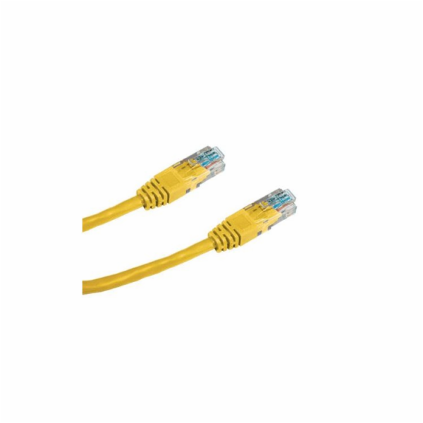 DATACOM Patch kabel UTP CAT6 0,5m žlutý