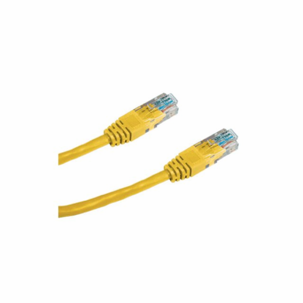 DATACOM&nbsp;patch&nbsp;cord&nbsp;UTP&nbsp;cat5e&nbsp;0,25M&nbsp;žlutý
