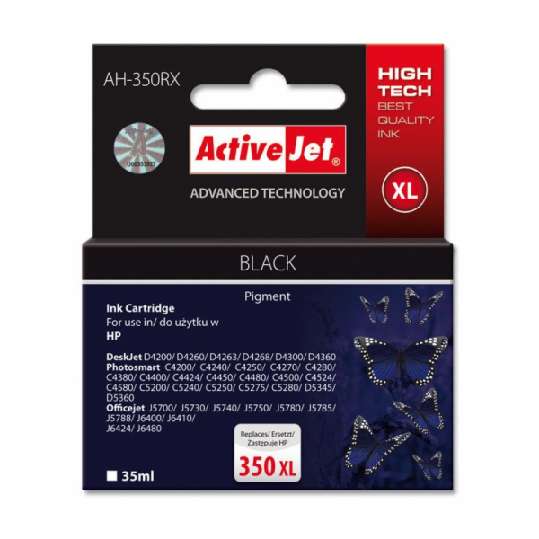 Activejet Inkoust AH-337R (náhradní inkoust HP 337 C9364E...