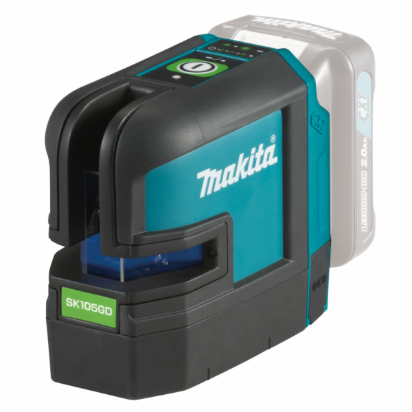 Makita bateriový křížový čárový laser SK105GDZ, 12 voltů