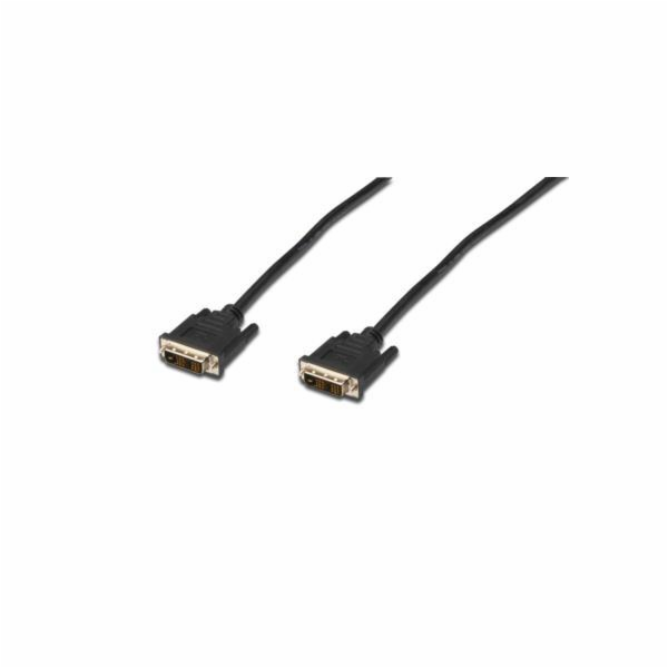 Digitus připojovací kabel DVI-D(18+1), Stíněný, SingleLin...