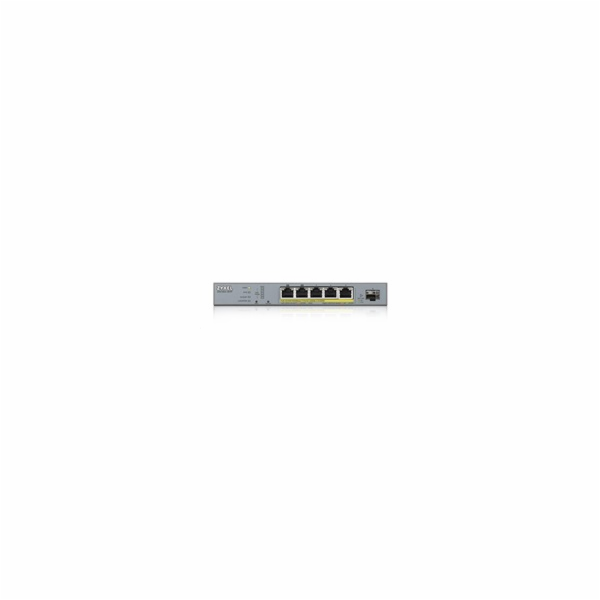 Zyxel GS1350-6HP 6 Port smart managed CCTV PoE switch, lo...