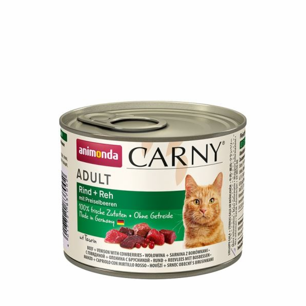 ANIMONDA konzerva CARNY Adult - hovězí,srnčí,brusinky 200g
