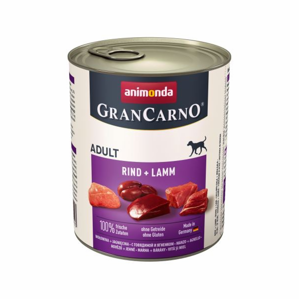 Animonda GRANCARNO Adult - hovězí, jehněčí 800g