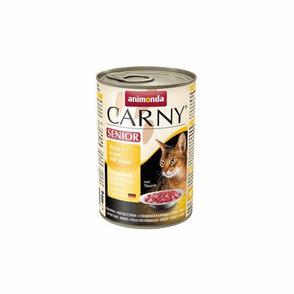 ANIMONDA Carny Senior Hovězí + kuřecí a sýr 400g