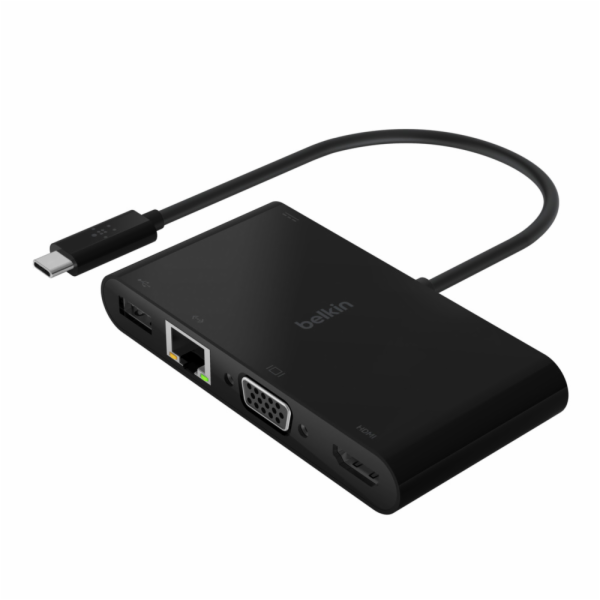 Belkin USB-C na Gigabit-Ethern. HDMI/VGA/USB-A-Adapter, 1...