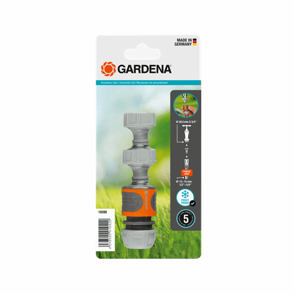 Gardena pripojovací sada obsah 2 x 18201/1 x 18215