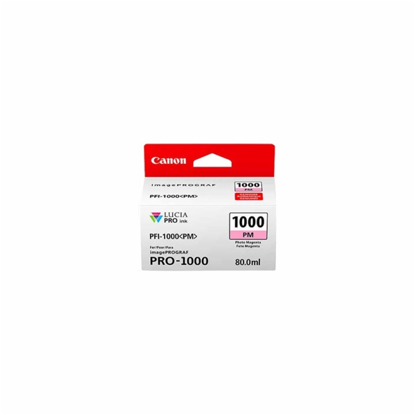 Canon CARTRIDGE PFI-1000M purpurová pro ImagePROGRAF PRO-...
