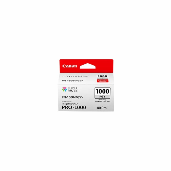 Canon CARTRIDGE PFI-1000PGY photo šedá pro ImagePROGRAF P...