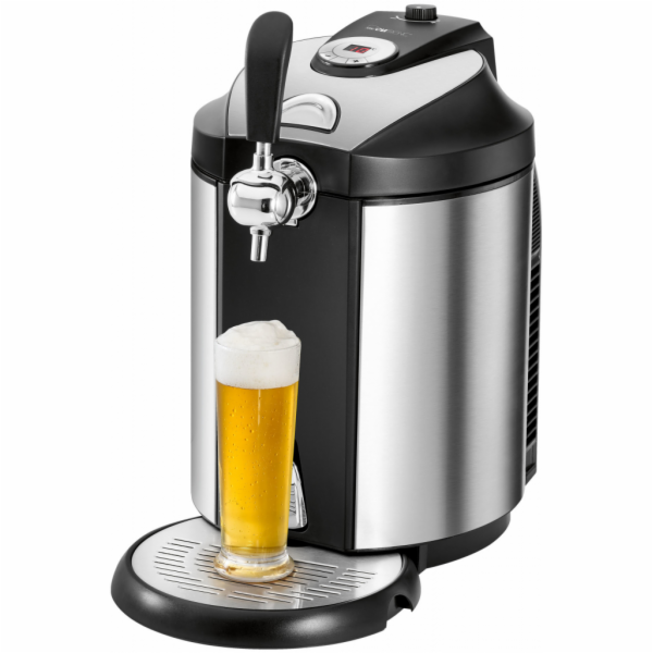 Clatronic BZ 3740 dávkovač piva, nerezová ocel / černá