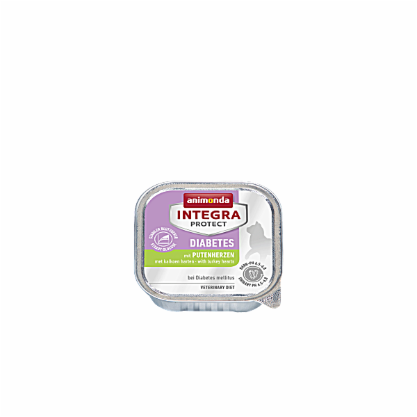 Animonda Integra Protect Diabetes s krůtími srdci, 100g