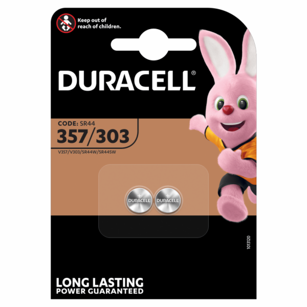 Duracell 357/303 Knoflíkový článek 2 kusy