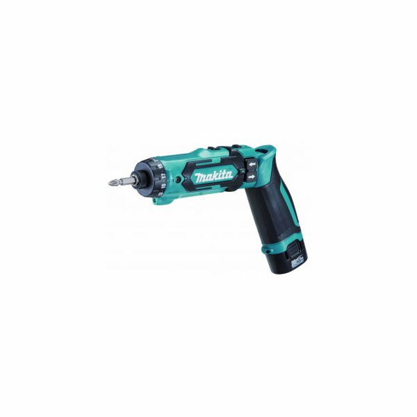Aku šroubovák Makita DF012DSE, 7,2V, vrtačka/šroubovák