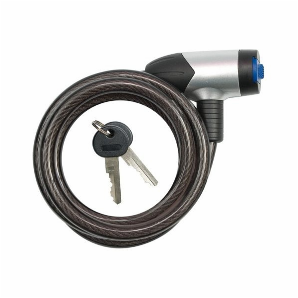 Zámek jízdního kola 1,2 m x 8 mm kov TOYA