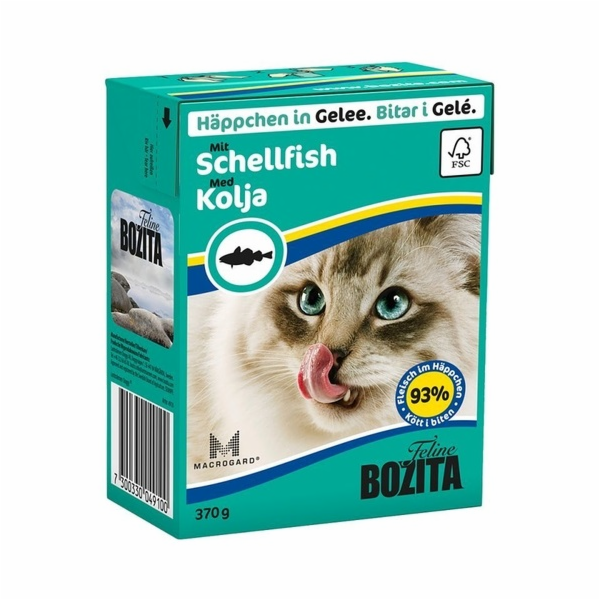BOZITA Fresh Menu Haddock in jelly - mokré krmivo pro koč...