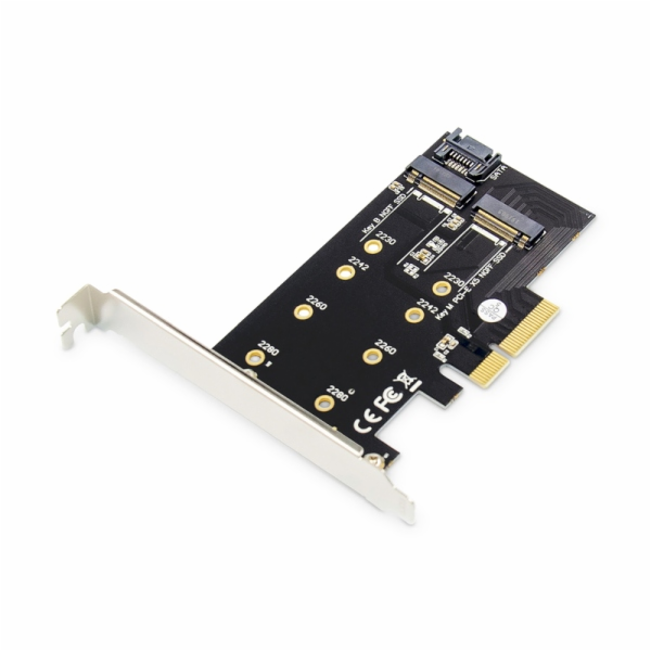 Digitus PCIe 3.0 x4 - M.2 PCIe + M.2 SATA (DS-33170) kont...