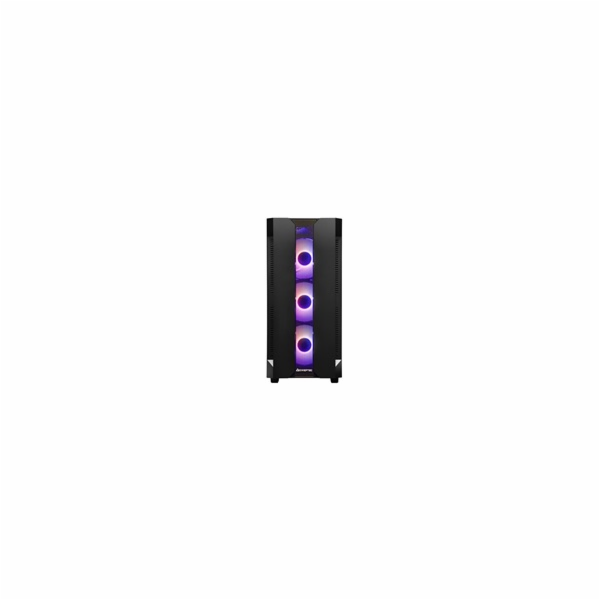 CHIEFTEC skříň Miditower Gaming HUNTER, Black, 4x RGB Rai...