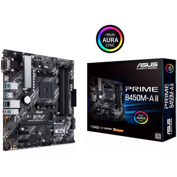 ASUS MB Sc AM4 PRIME B450M-A II, AMD B450, 4xDDR4, 1xHDMI...
