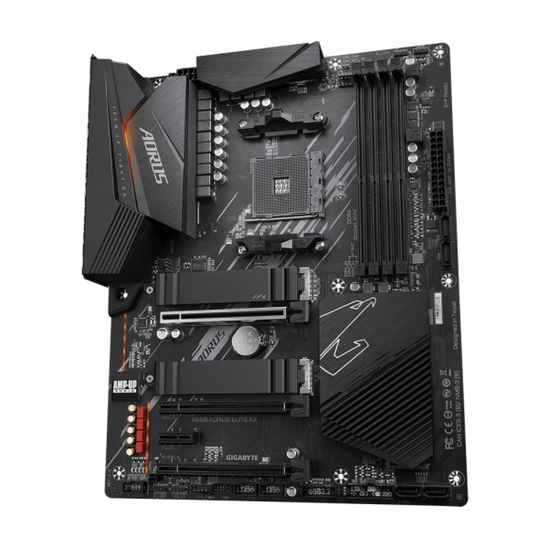 GIGABYTE MB Sc AM4 B550 AORUS ELITE AX V2, AMD B550, 4xDD...