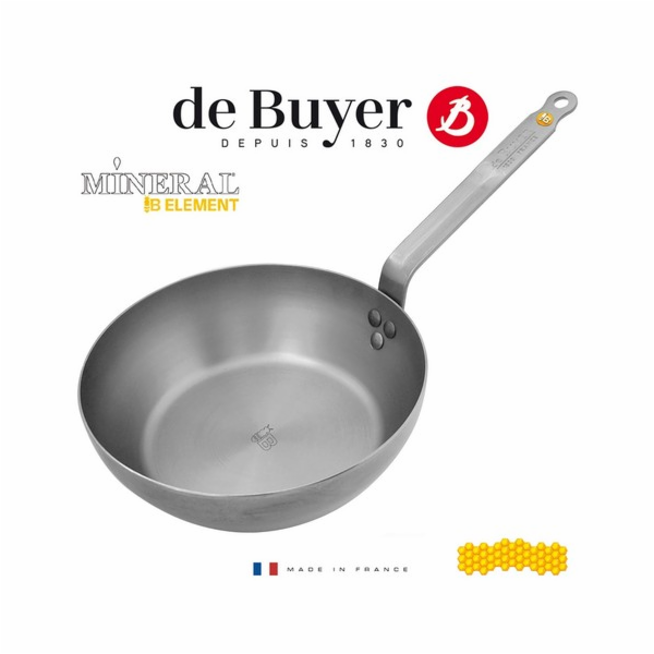 de Buyer Mineral B Element 5614.24, 24 cm, hluboká ocelov...