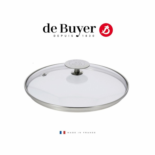 Poklice de Buyer, 3429.18 MILADY, skleněná, hrana z nerez...