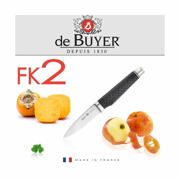 Nůž de Buyer, 4282.09, na odřezky, FK2, délka čepele 9 cm...
