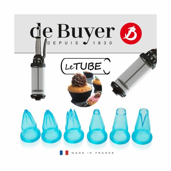 Zdobící sada de Buyer, 4129.00, 6 nástavců, extrémně odolné