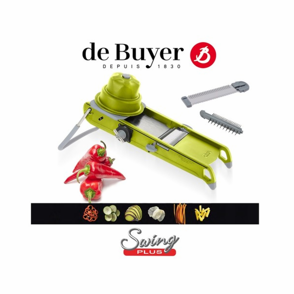 De Buyer Mandoline Swing Plus zelena