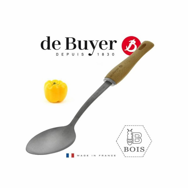 Lžíce de Buyer, 2701.01, B BOIS, nerez a bukové dřevo, ro...