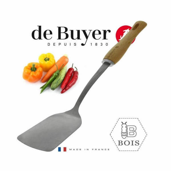 Obracečka de Buyer, 2701.05, bez otvorů B BOIS, nerez a b...