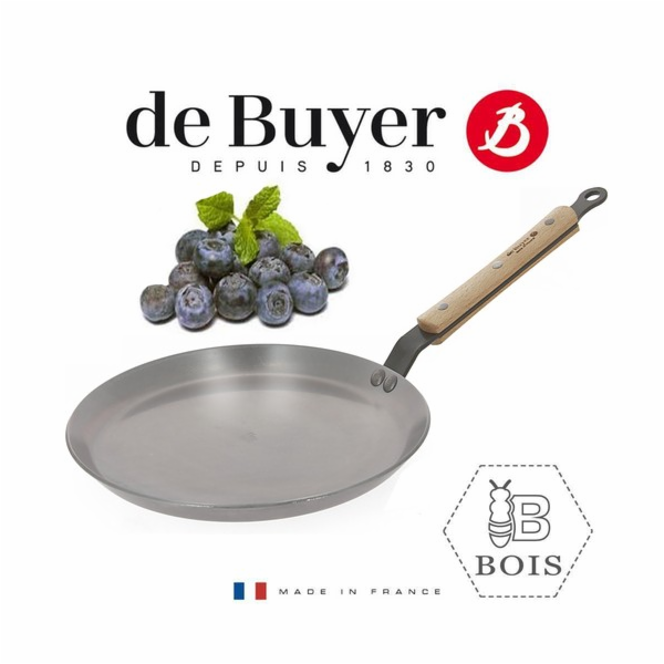 Pánev na palačinky de Buyer, 5715.24, Mineral B BOIS, pal...