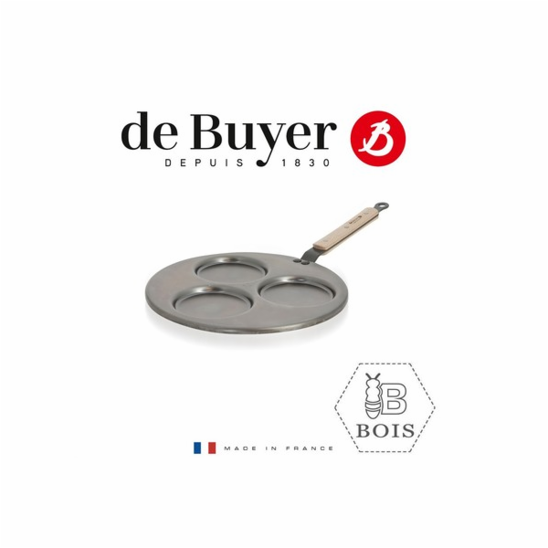 Pánev na lívance de Buyer, 5712.03, Mineral B BOIS, ocel,...