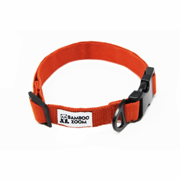 Bamboo Zoom Obojek pro psy terracotta S