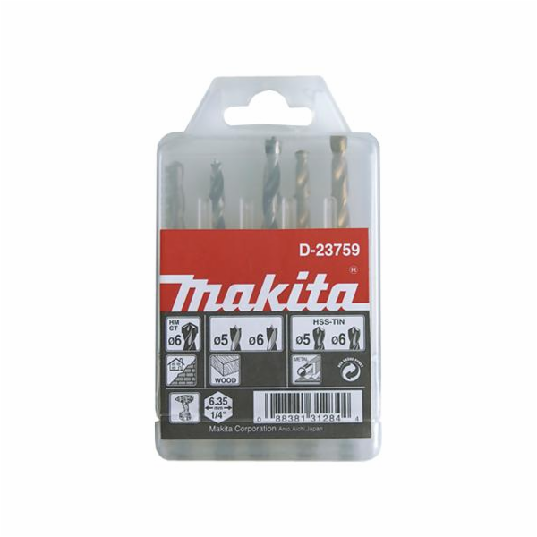 Sada vrtáků Makita D-23759