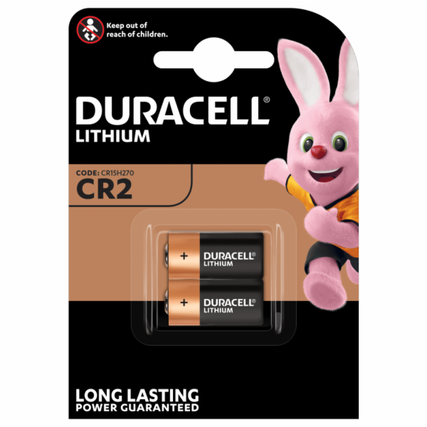 Duracell CR2 fotobaterie CR 2 lithiová 800 mAh 3 V 2 ks