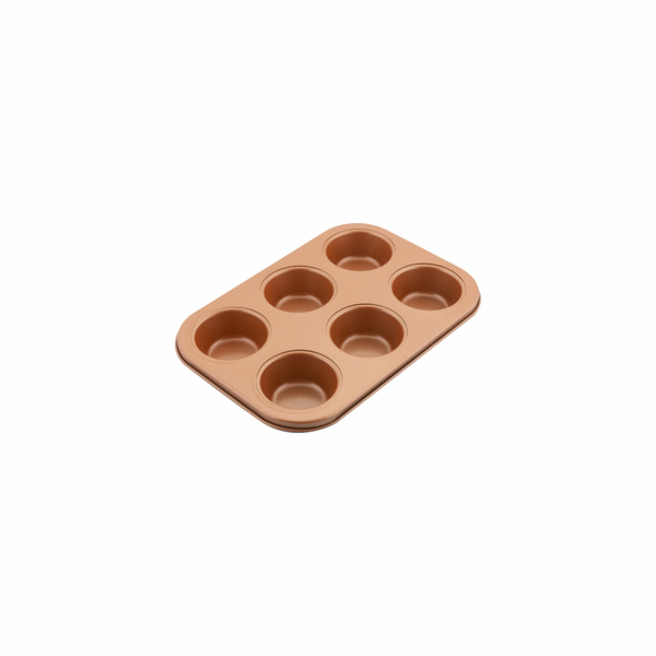 Lamart LT3091 Forma na 6 muffinů COPPER, 26,5 x 18 cm