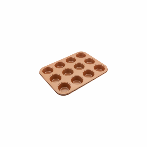 Lamart LT3092 Forma na 12 muffinů COPPER, 35,5 x 26,5 cm