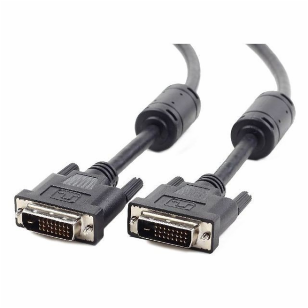 Gembird CC-DVI2-BK-10 Kabel DVI - dva spoje - DVI-D (M) d...