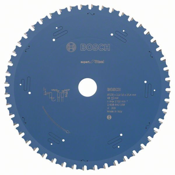 Pilový kotouč Bosch Expert for Steel, O 230 mm, 48T