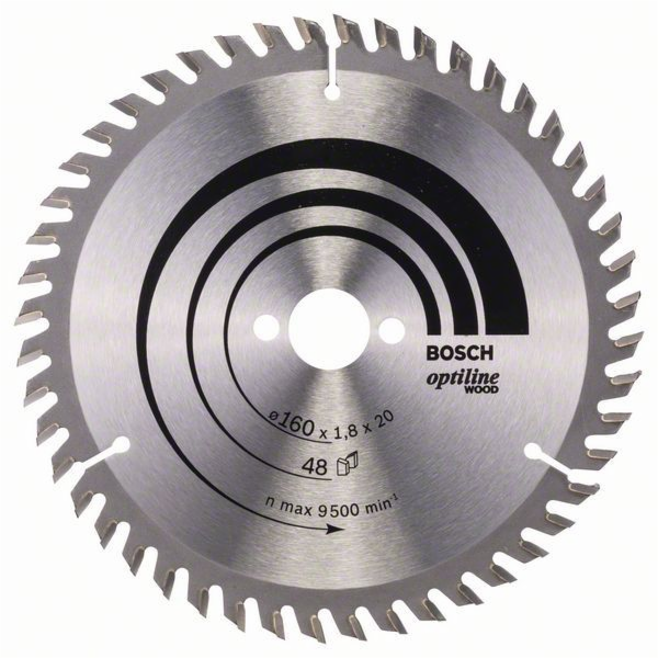 Pilový kotouč Bosch Optiline Wood, O 160mm, 48T