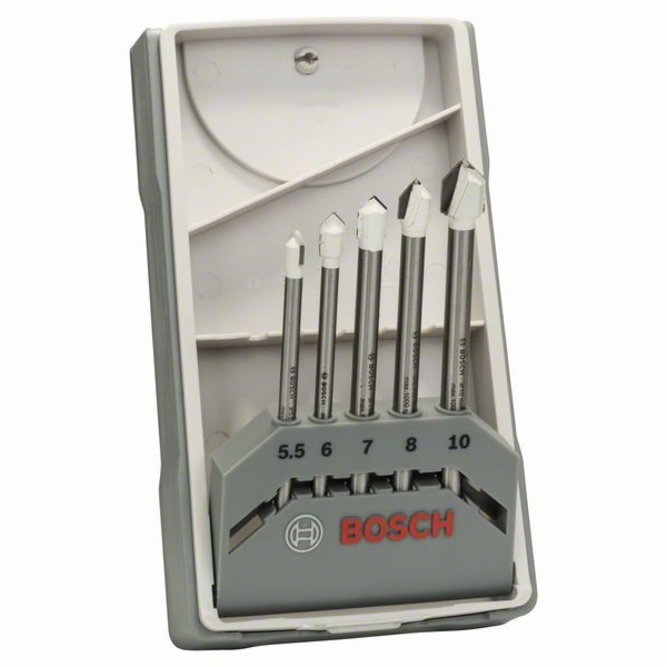 Sada vrtáků Bosch na dlaždice CYL-9 Ceramic, 5dílná