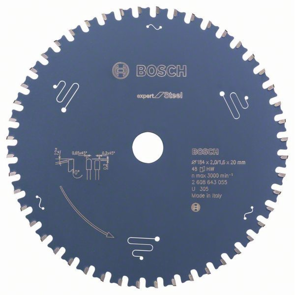 Pilový kotouč Bosch Expert for Steel, O 184mm, 48T