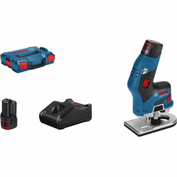 Bosch Professional GKF 12V-8, 2x3,0 Ah ohraňovací frézka
